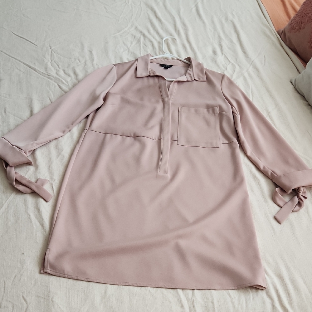 Elegant Pink Women's Dress